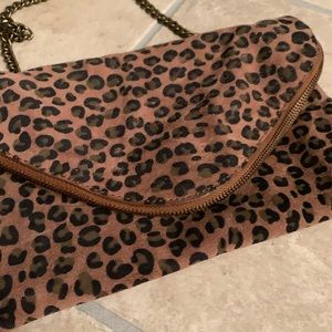 J. Crew Bags - J. Crew leather cheetah animal print purse J. Crew Bags - J. Crew leather cheetah animal print purse